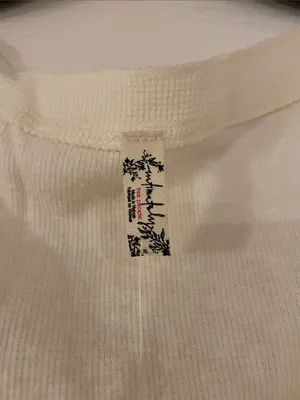 Free People Long Sleeve Henley Bodysuit - Cream thumbnail 2