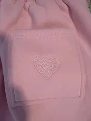 Comfrt Love Straight Leg Sweatpants Petal Pink Sz S thumbnail 3