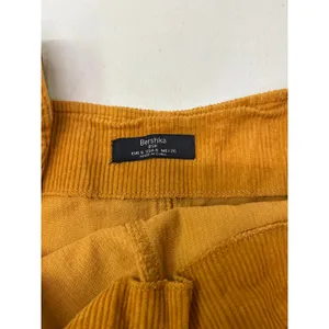 Bershka from Urban Outfitters Women's Corduroy Play Dress Jumper Mustard Size S thumbnail 5