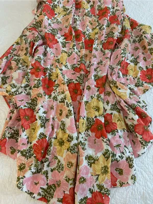 & Other Stories Sleeveless Floral Maxi Dress in Pink, Red, Yellow thumbnail 2