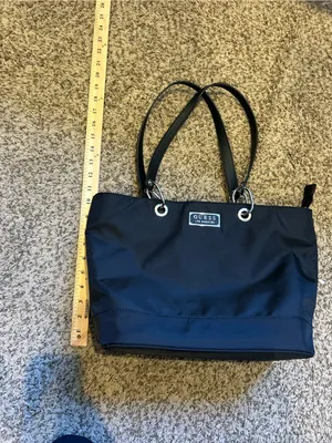 Guess retro dark academia y2k nylon shoulder bag carryall tote fairy grunge emo thumbnail 2