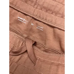 Old‎ Navy Dynamic Fleece Pants Womens 3X Brown High Rise Zip Pockets Athletic thumbnail 4