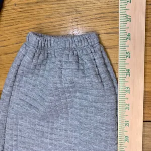 Princess Polly‎ Sweatpants Womens Size 6 Light Grey Ribbed Jogger Elastic Waist thumbnail 5