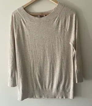 Loft Cream‎ Speckled Sweater thumbnail 1