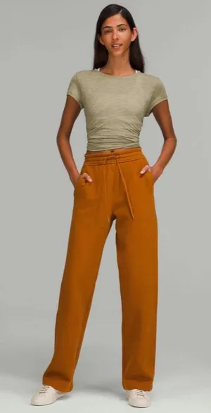 Lululemon Loungeful Straight Leg‎ Pant Butternut Brown thumbnail 1