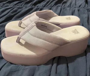 Wild Fable Wedge Platform Flip-Flops Lavender  thumbnail 1