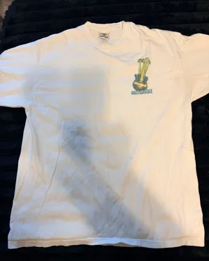 Baltimore Vintage Hard Rock Cafe White Crewneck Tee with Small Logo thumbnail 1