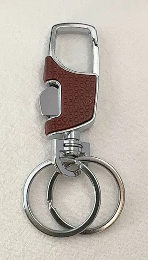 Car Keychain Carabiner Keychain for Men Women Double Key Rings thumbnail 1