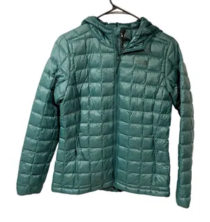The North Face Women’s Green ThermoBall Eco Jacket‎ Puffer Quilted Size Small thumbnail 1