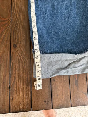 Hidden Wide Leg Cuffed Jeans Size 26 | Trendy Medium Wash Denim thumbnail 13