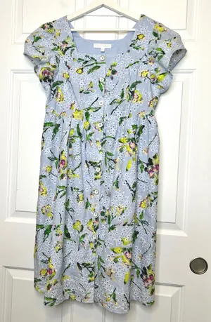 Adyson‎ Parker Floral Eyelet Dress Medium thumbnail 1