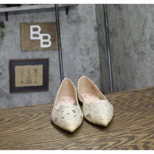 NWT Journee Collection Womens Batavia Ballet Flat Embellished Nude Brown 6M thumbnail 8