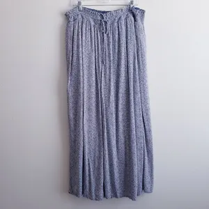 American Eagle Floral Straight Wide Leg Boho Pants thumbnail 2