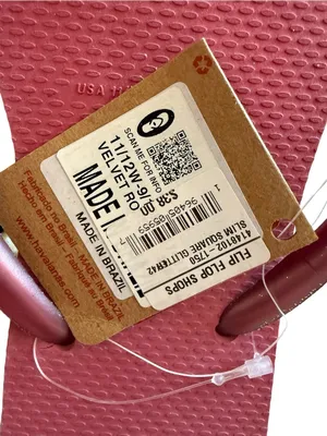 Havaianas NWT Slim Square Glitter flip flops in velvet rose - Women’s Size 11/12 thumbnail 5