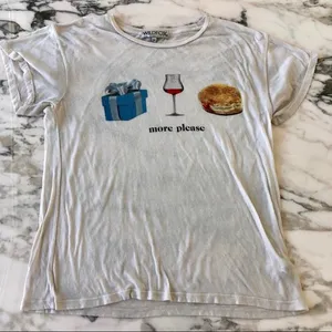 Wildfox More Please Manchester Tee Shirt thumbnail 1