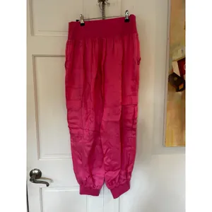 NWT NEW Cinq a Sept 5 a 7 Giles Pants Neon Pink XL MSRP $265 thumbnail 5
