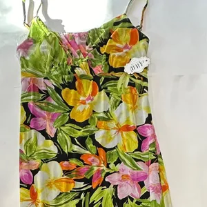 AUW Secret Charm Floral Tropical Print Maxi‎ Dress - Size XL - NEW With Tags. thumbnail 7