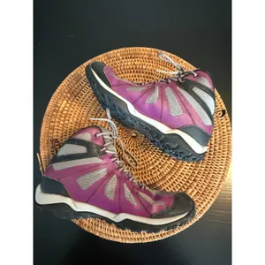 Columbia Peakfreak X2 OutDry Waterproof Hiking Boots Purple Grey Womens 8 YL1042 thumbnail 6