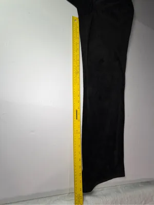Y2K-inspired Juicy Couture Black Velour Pants • Size XL thumbnail 4