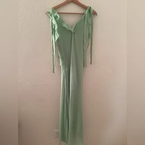 Christian Lacroix Green Matcha Spring Summer Midi Dress thumbnail 2