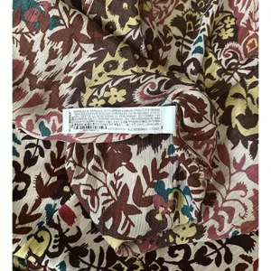 Zara Maxi Dress Multicolor floral and paisley print SZ M V-neck, Spaghetti Strap thumbnail 12