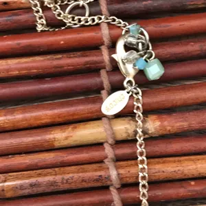 Chico’s Long Gold Tone Necklace Green Stone thumbnail 7