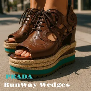 PRADA - 2011 Runway Wedges - NEW thumbnail 3
