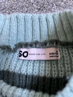 Striped Green Sweater thumbnail 2