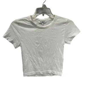 WeWoreWhat White Crew Neck T Shirt Short Sleeve XS NWOT Classic Minimalist Chic thumbnail 3