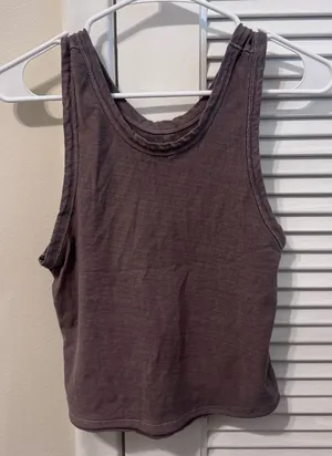 Free People Movement XS Tank Top Brown thumbnail 1