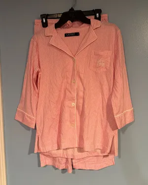 Ralph Lauren Cotton Sleep Set thumbnail 1