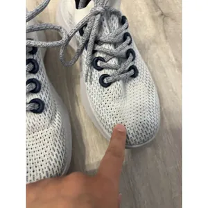 ALLBIRDS Tree Dasher Running Shoes White/Blue Women's 9‎ thumbnail 5