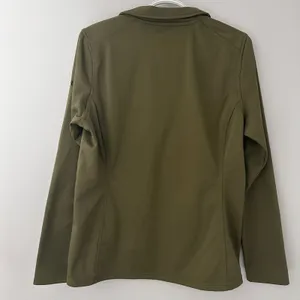 The North Face Womens-L/G Ladies Tech 1/4‎ Zip Fleece Pullover Burnt Olive Green thumbnail 2
