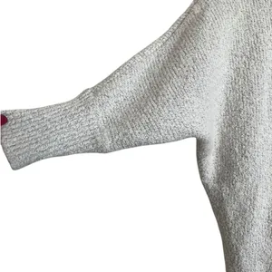 Old‎ Navy Women Cardigan Shrug Top M Gray Knit Crop Open Front Capsule Neutral thumbnail 6