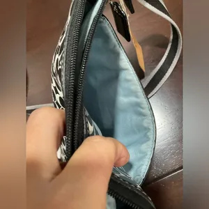 Coach Black And White C Logo Crossbody‎ Swingpack thumbnail 6