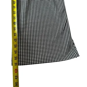 Express Black/White Houndstooth Stretch Jumpsuit Wide Leg Women XS NWT | 34-31 thumbnail 7