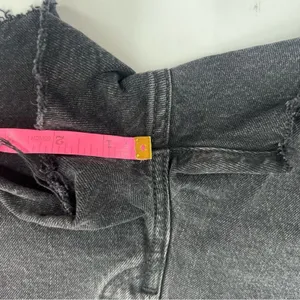 LEVI'S 501 Original Raw‎ Edge Denim Shorts black sz 28 thumbnail 8