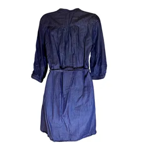 Gap Indigo Chambray Tie-Waist Dress |‎ 100% Cotton | Fall 2012 | Size M thumbnail 5