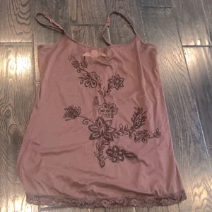 Victoria’s Secret brown sheer floral lingerie skip size small thumbnail 1