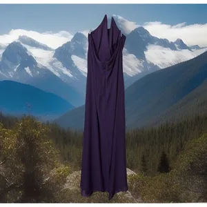 Gianni Bini Chic Purple Charlotte Chiffon Maxi Dress Sz14 Wedding Party‎ Boho Sweet Cute thumbnail 3