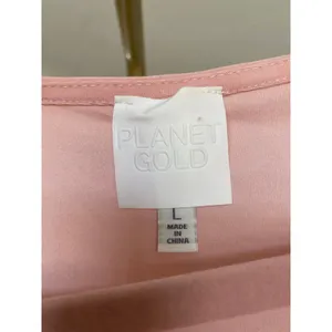 Planet Gold Pink Scoop Neck Crop Top L Soft Girl Workout Barre Clean Stretch Y2K thumbnail 4