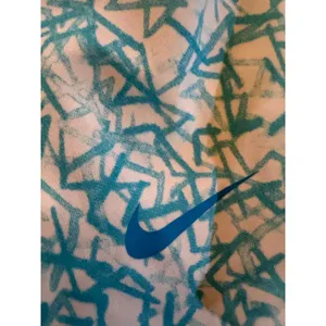Nike Victory Skort Womens Size M Blue White Geometric Pleated Athletic thumbnail 3