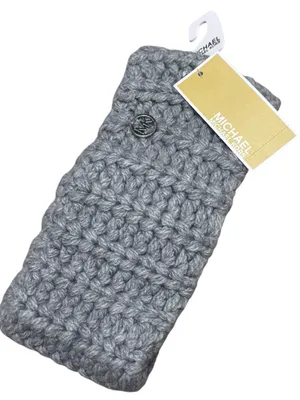 MICHAEL KORS Chunky Knit Headband OS Gray $58 Retail NWT thumbnail 2