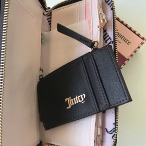 Juicy Couture Heritage Large Zip Around Purple Wallet Set NIB thumbnail 4