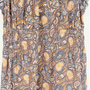 Universal Thread‎ Paisley Flutter Sleeve Dress Linen Blend Boho Pockets Size Med thumbnail 10