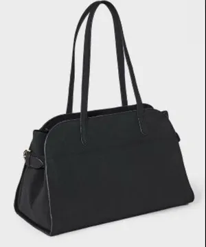 Elegant Black Shoulder Bag Green thumbnail 1
