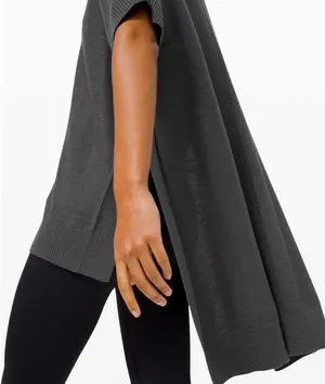 Lululemon Be At Ease Poncho Cashmere Blend gray thumbnail 3