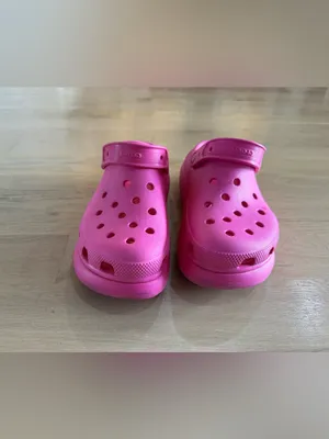 CROCS Crush Classic platform Clog hot pink size women’s 9 / men’s 7 thumbnail 7