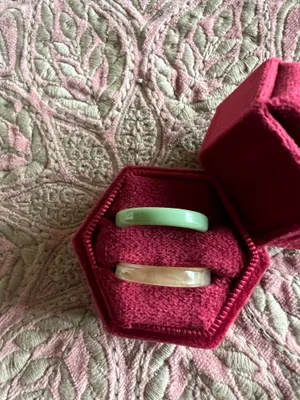 & Other Stories Women’s (2) Piece Simple 2mm Bands Size 7 NWT thumbnail 2