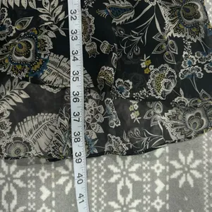 Bailey 44 Viola Floral Ruffle Chiffon Mini Dress Black Multi Size 6 Feminine‎ thumbnail 14